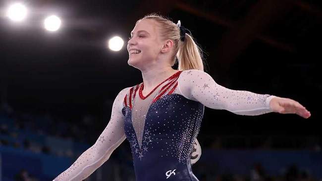 Jade Carey Floor Routine Olympics 2021